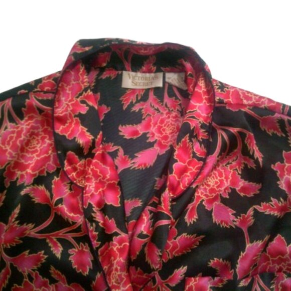 Victorias Secret Gold Label Women's Sleepshirt Medium Floral Print, Vintage - Picture 6 of 6